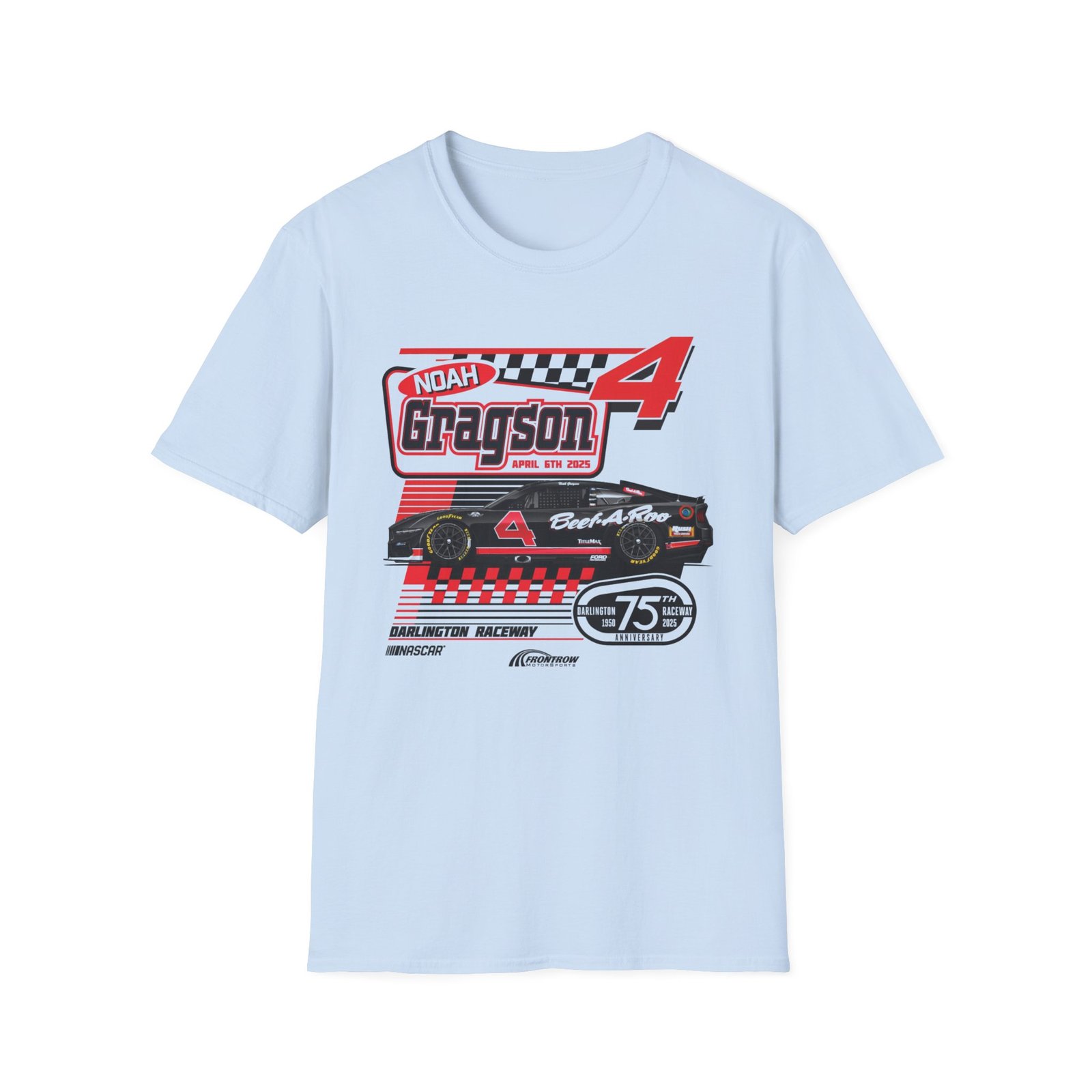 Noah Gragson Beef a Roo 1 Spot Darlington Unisex Softstyle T-Shirt