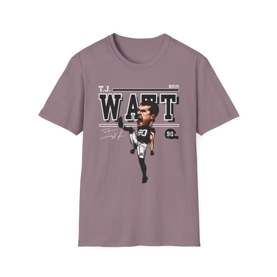 Tj Watt Cartoon Unisex Softstyle T-Shirt