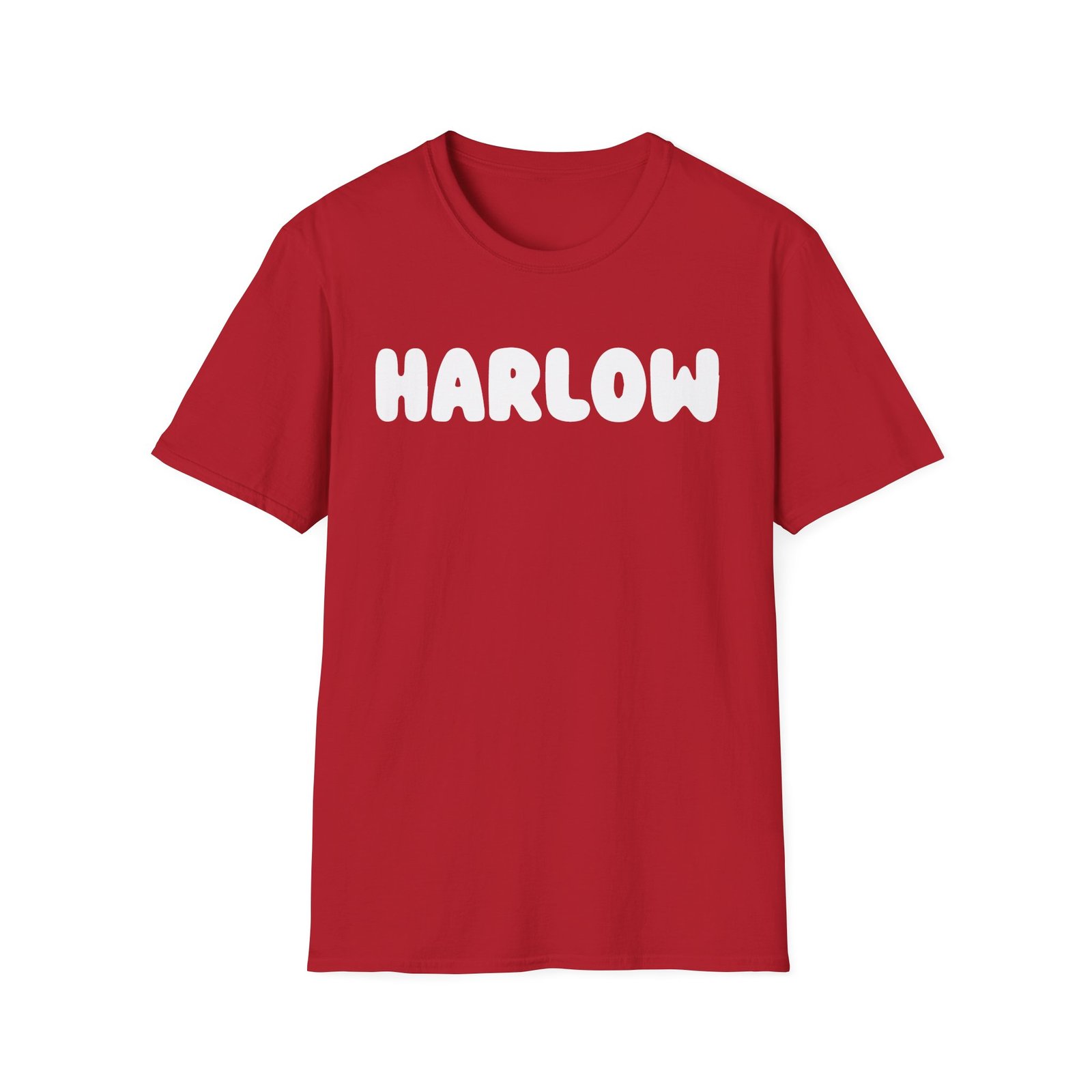 Harlow and Popcorn Unisex Softstyle T-Shirt