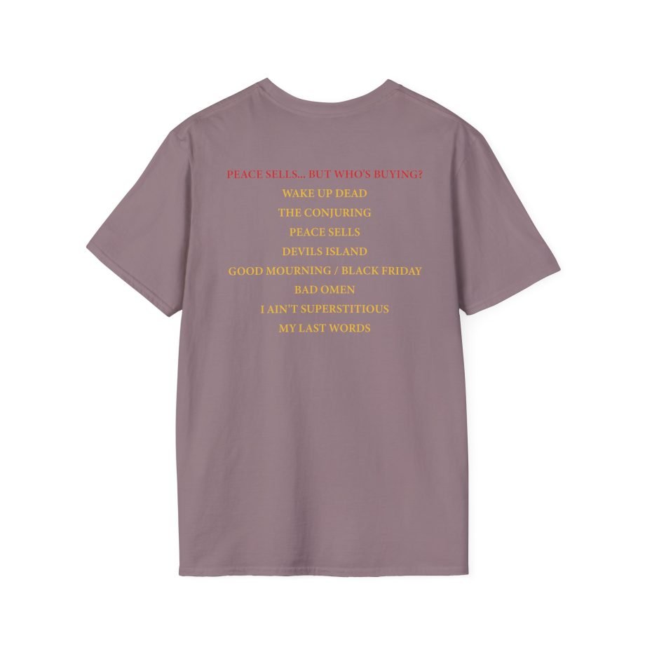 Megadeth Peace Sells Tracklist Unisex Softstyle T-Shirt