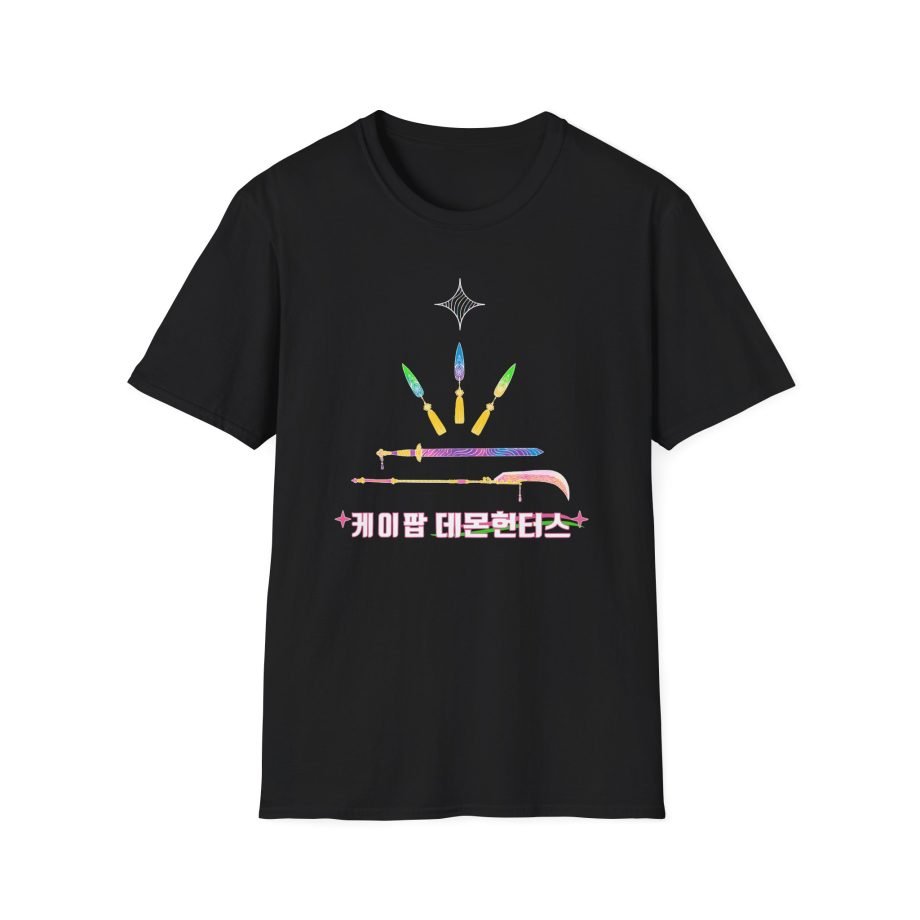 Kpop Demon Hunters Weapons Unisex Softstyle T-Shirt