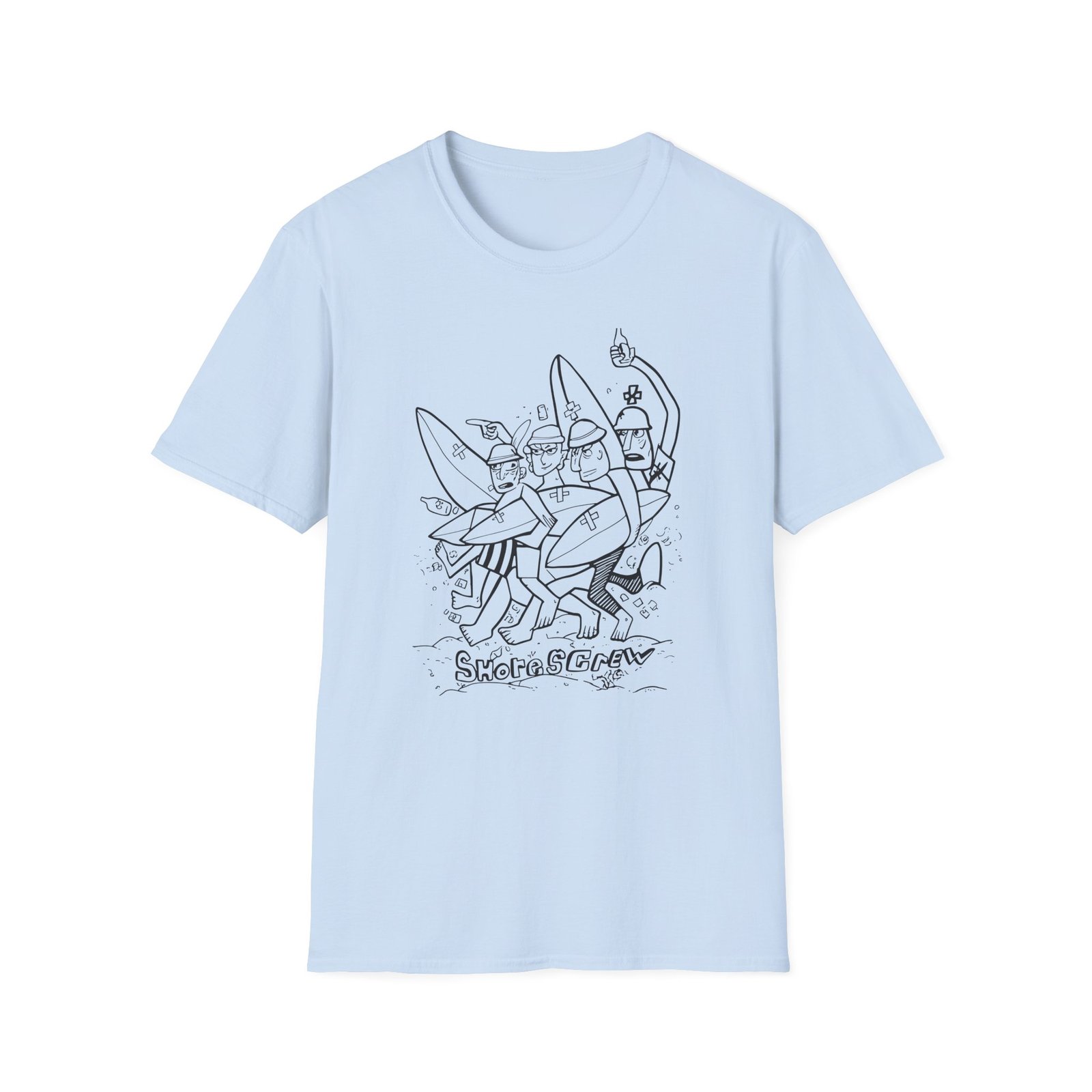 Surf Gang Unisex Softstyle T-Shirt,