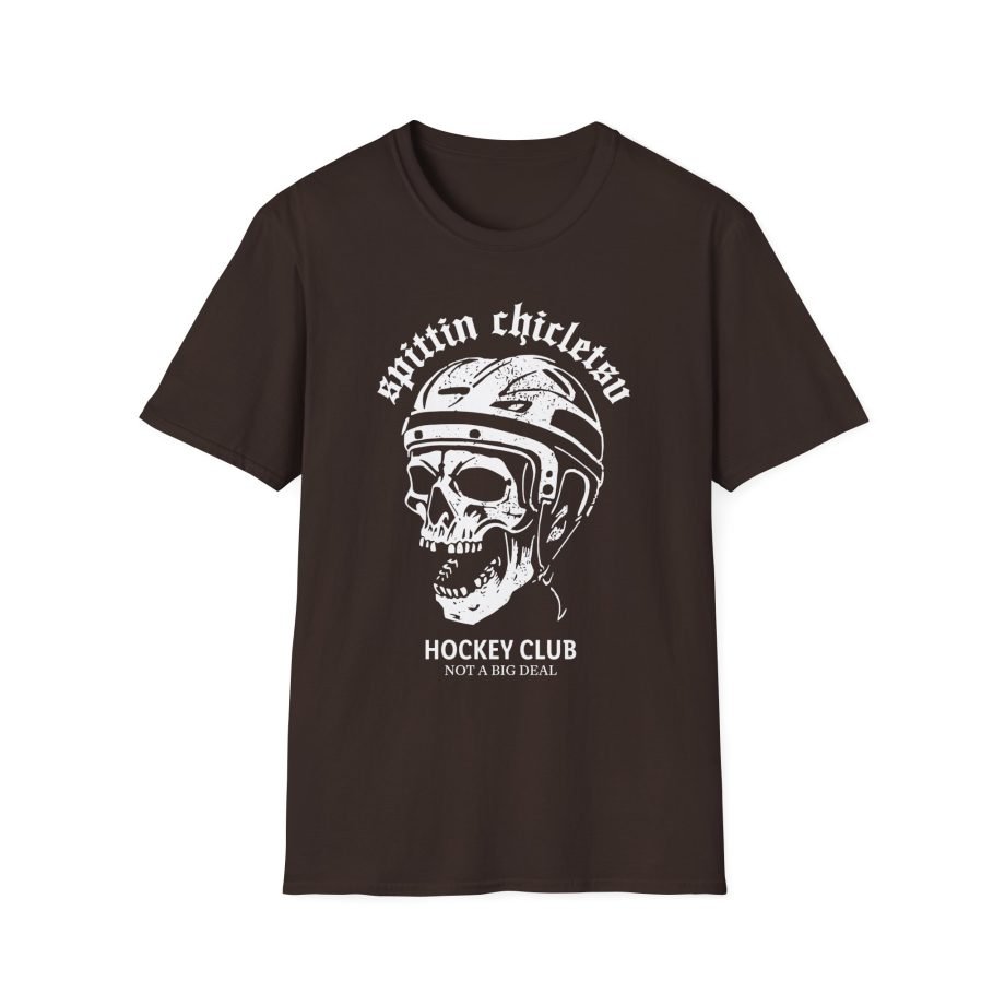 Spittin Chiclets Hockey Club Skul Unisex Softstyle T-Shirt