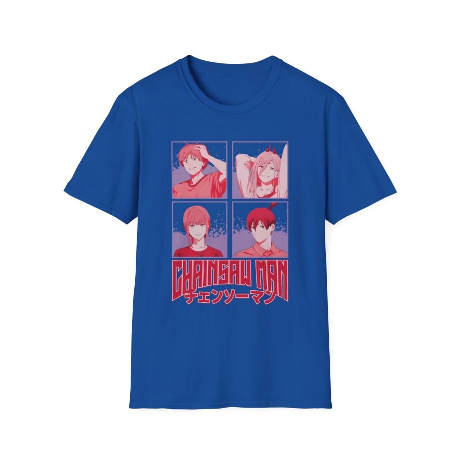 Chainsaw Man Tonal Group Unisex Softstyle T-Shirt