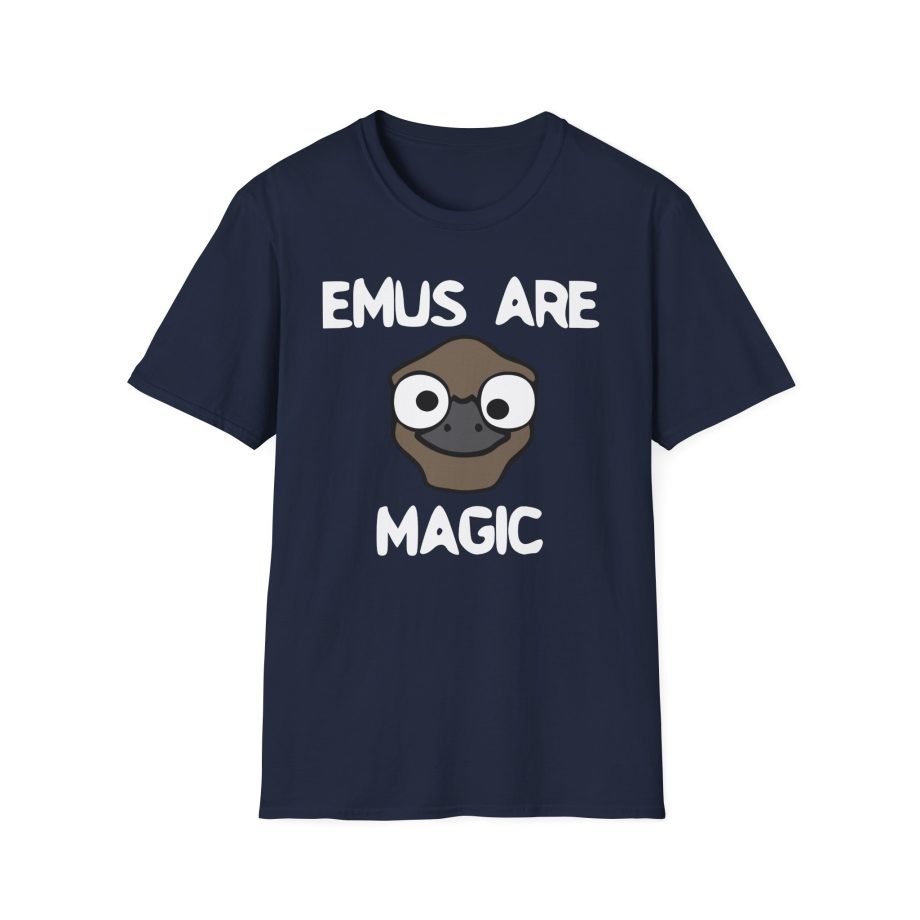 Oversimplified Emus Are Magic Unisex Softstyle T-Shirt