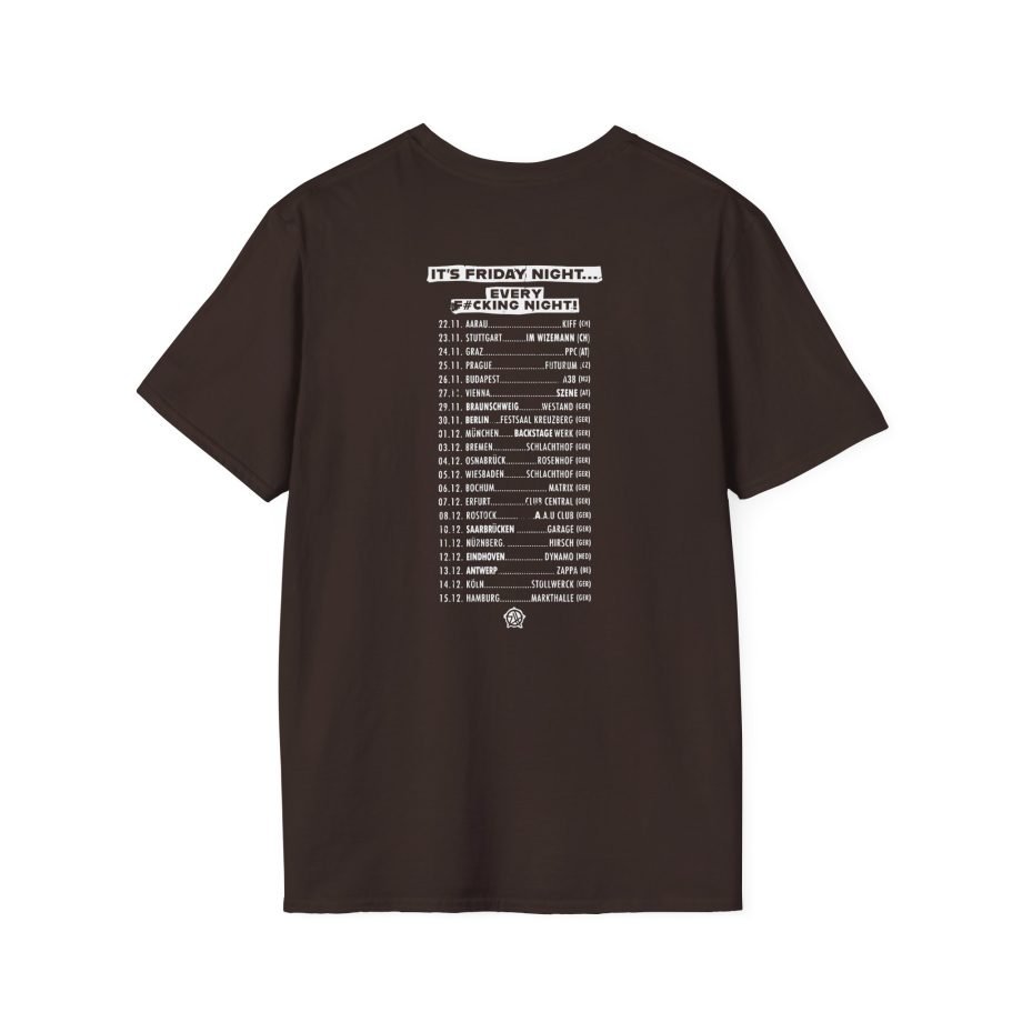 Zebrahead Lightning Skull Friday night tour Unisex Softstyle T-Shirt