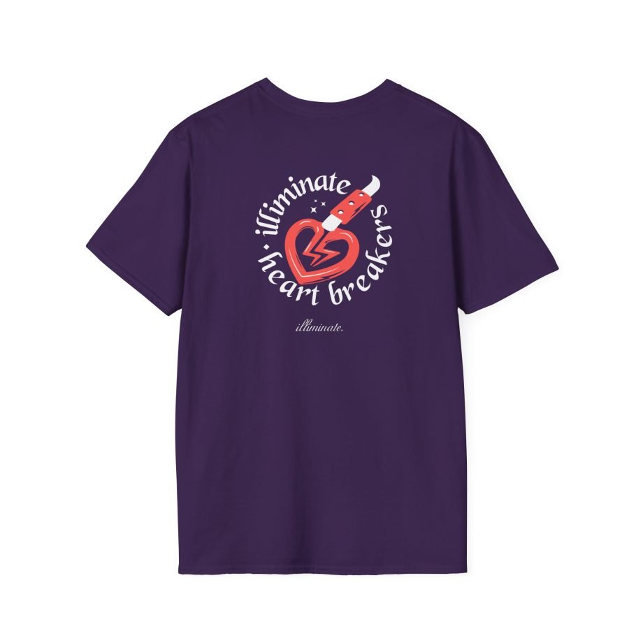 Illiminate Heart Breakers Unisex Softstyle T-Shirt