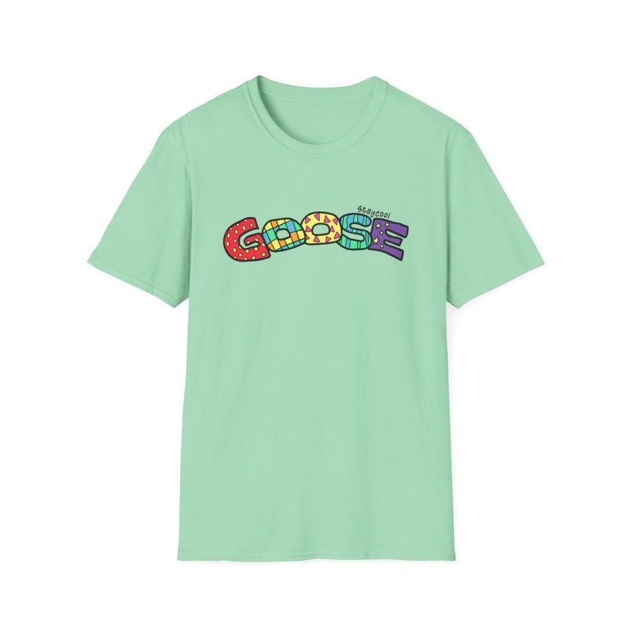 Goose x Staycool   Rainbow Unisex Softstyle T-Shirt