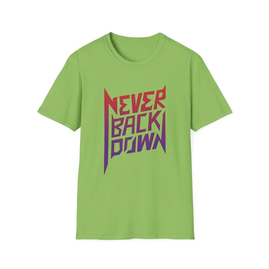 Nick Eh 30 Never Back Down Unisex Softstyle T-Shirt