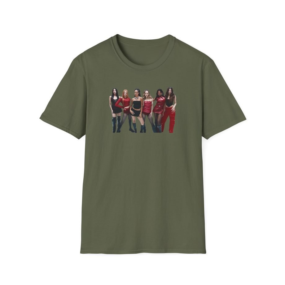 Katseye Red Photo Unisex Softstyle T-Shirt