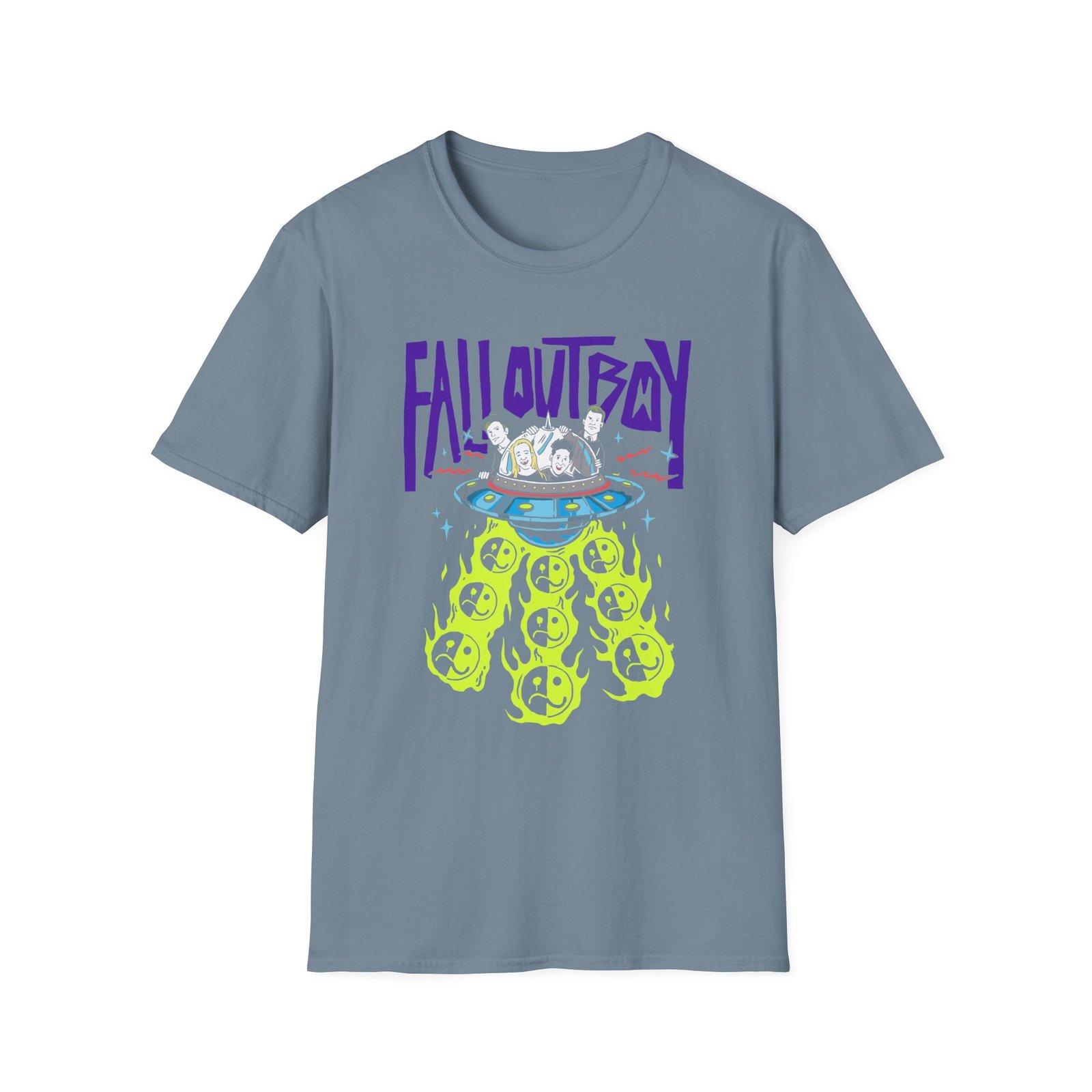 Fall Out Boy UFO So Much For Stardust Tour Unisex Softstyle T-Shirt