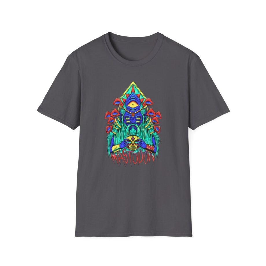 Mastodon Mushroom Wizard Glow Unisex Softstyle T-Shirt
