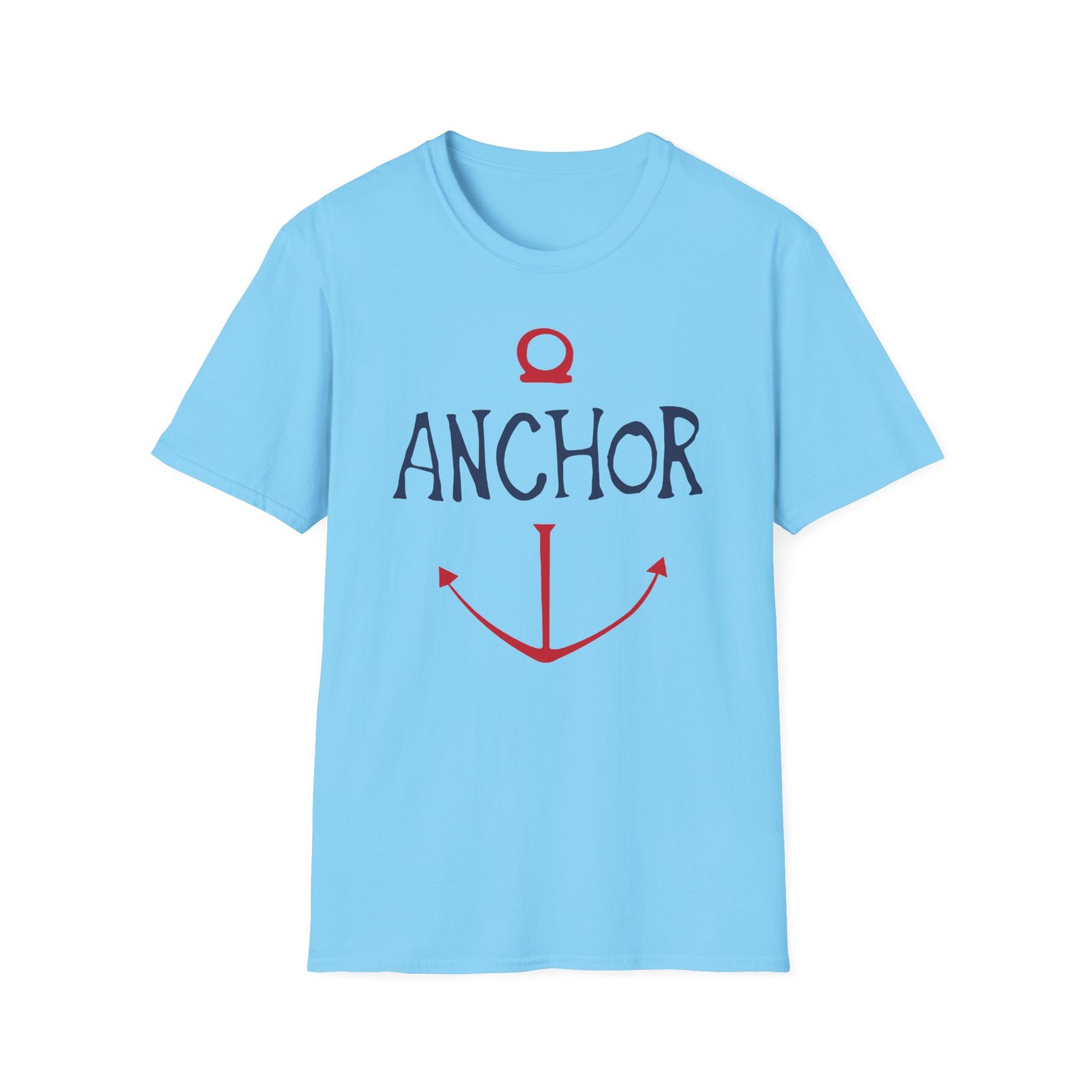 One Piece Anchor Unisex Softstyle T-Shirt