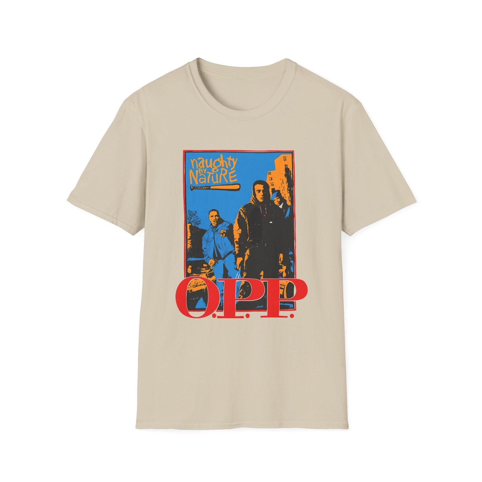 Naughty by Nature Vintage O.P.P. Unisex Softstyle T-Shirt