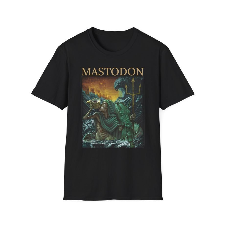 Mastodon Vignette Horse Remission Unisex Softstyle T-Shirt