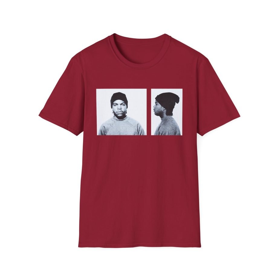 Ice Cube Mug Shot Unisex Softstyle T-Shirt
