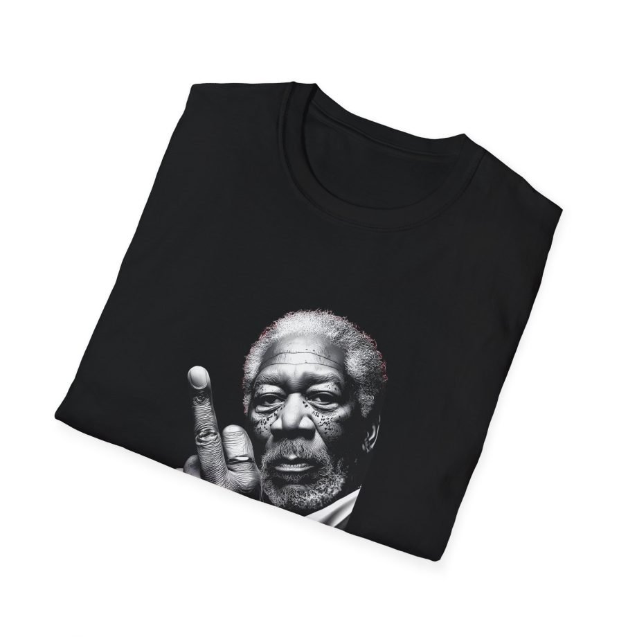 Morgan Freeman Middle Finger Unisex Softstyle T-Shirt