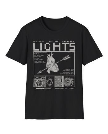 Lights Alive Again Lyric Unisex Softstyle T-Shirt