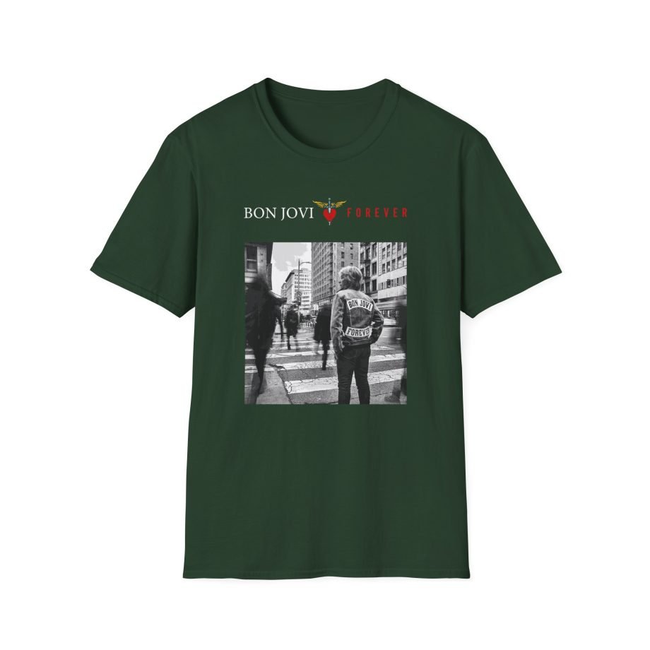 Bon Jovi Album Cover Unisex Softstyle T-Shirt