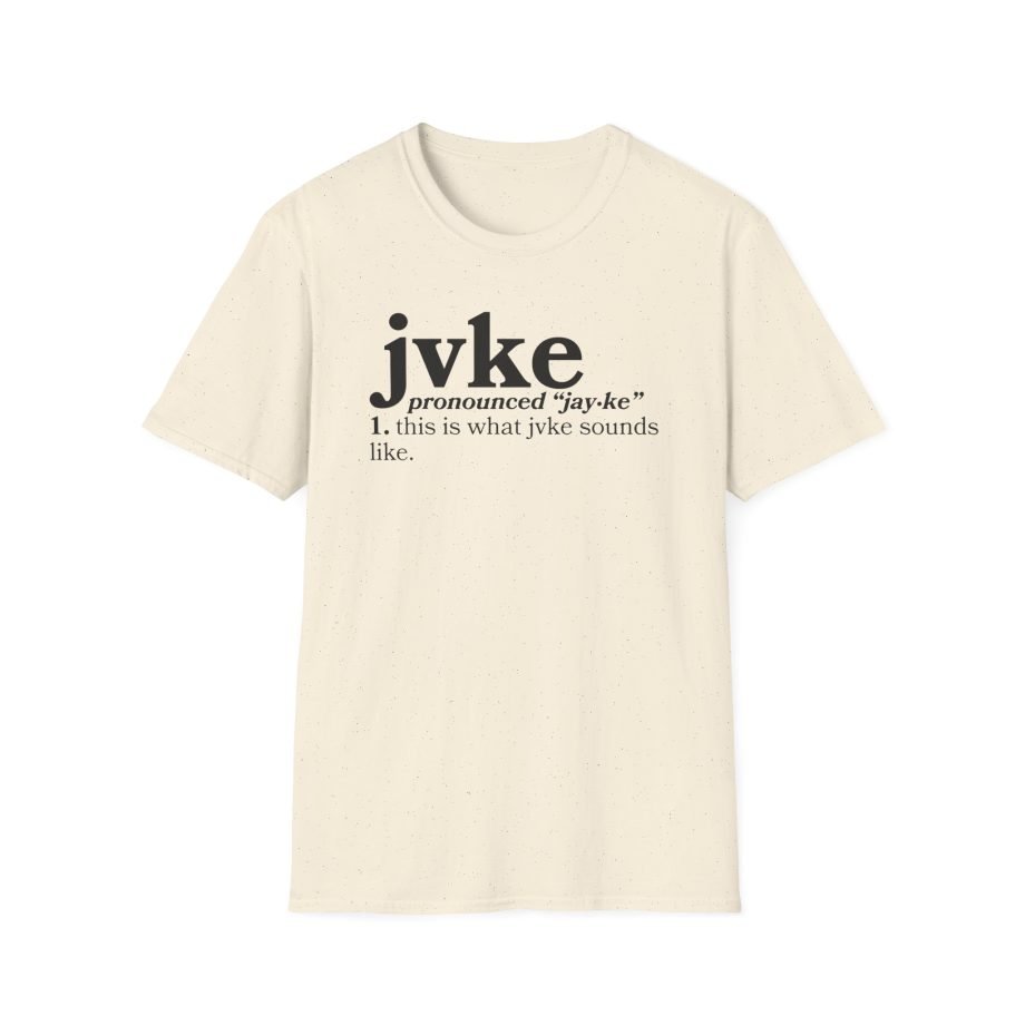 Jvke Pronunciation Unisex Softstyle T-Shirt