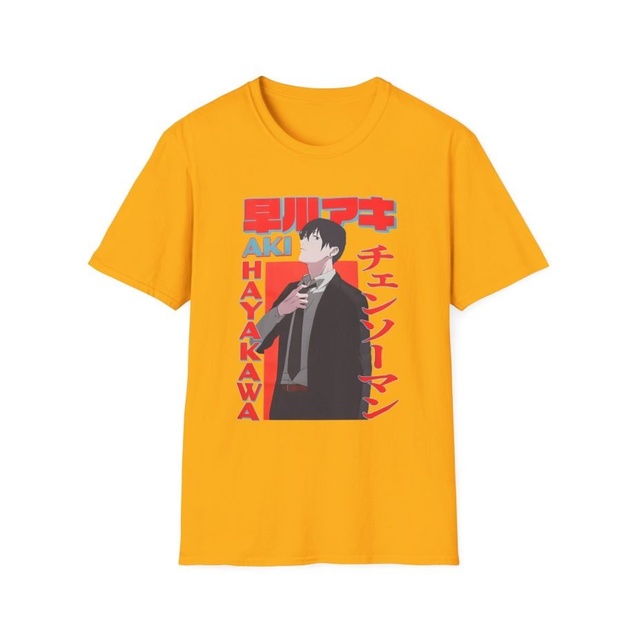 Chainsaw Man Aki Name Unisex Softstyle T-Shirt