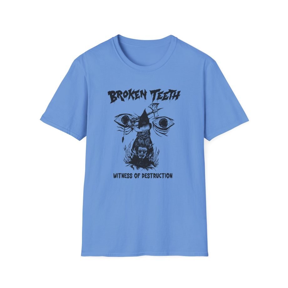 Broken Teeth Witness the Destruction Unisex Softstyle T-Shirt