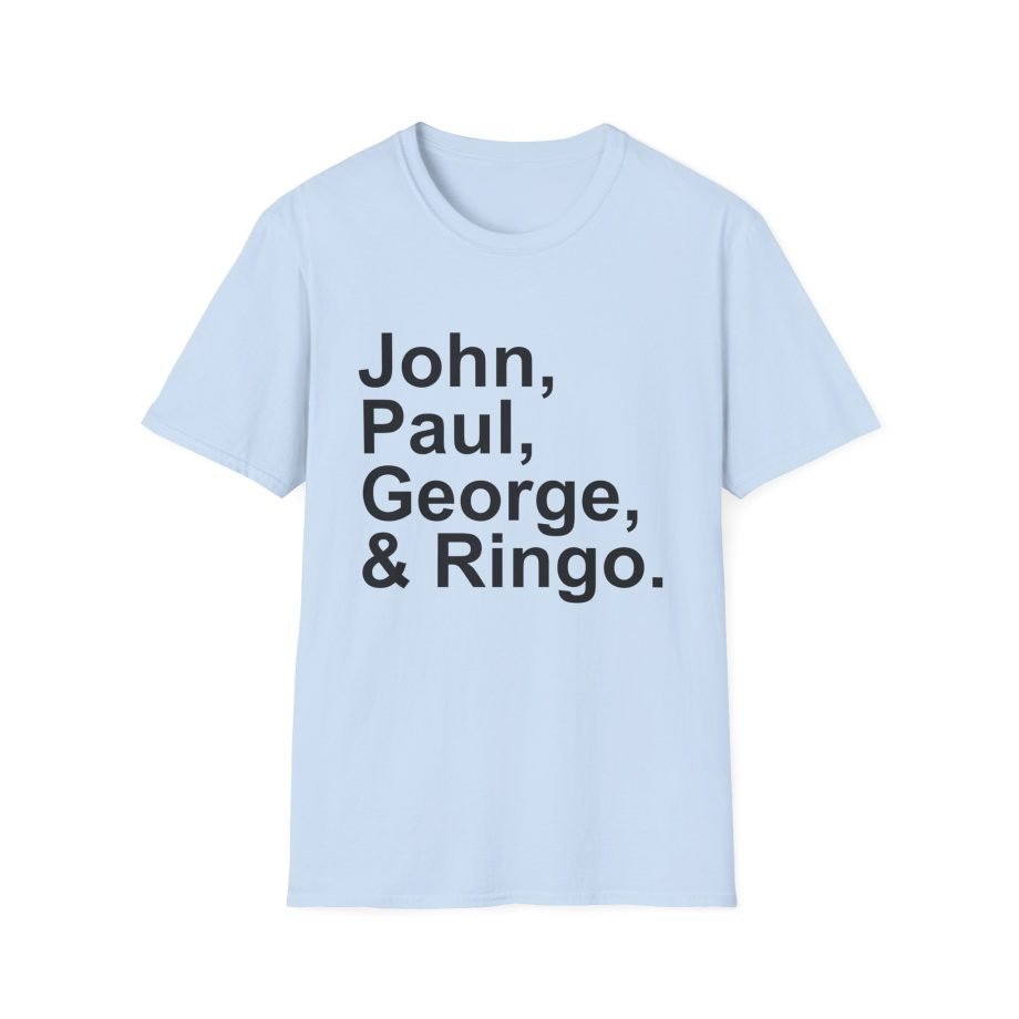 The Beatles John, Paul, George, Ringo Unisex Softstyle T-Shirt