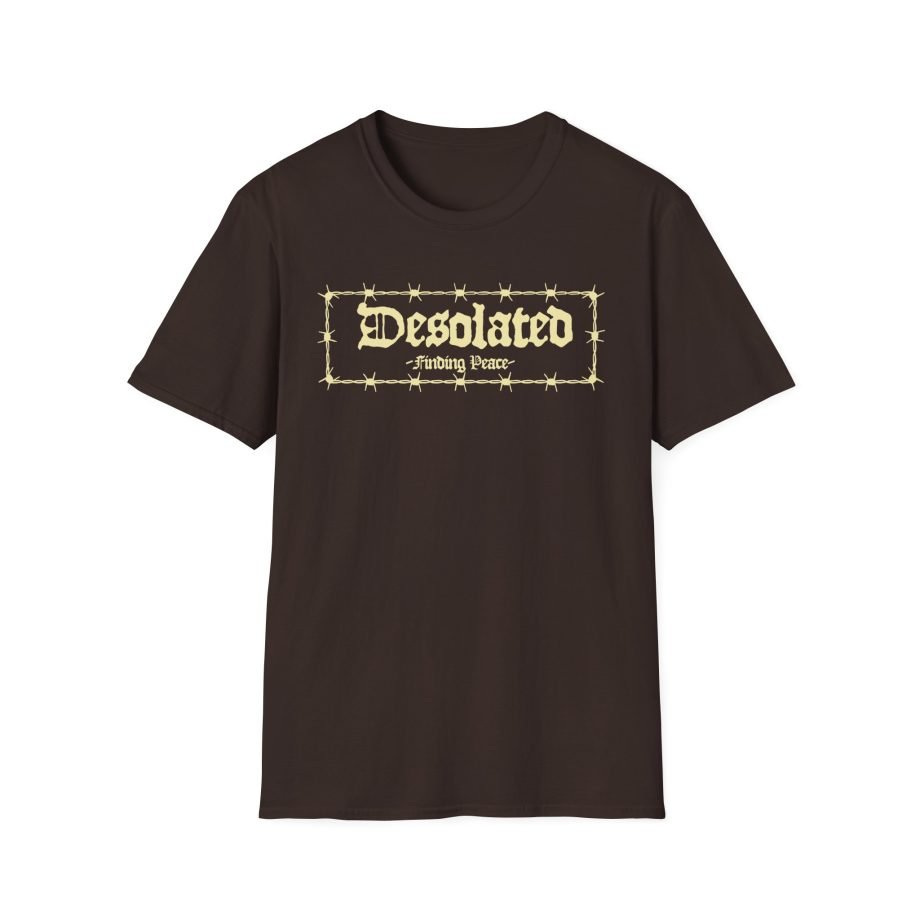 Desolated Finding Peace Unisex Softstyle T-Shirt