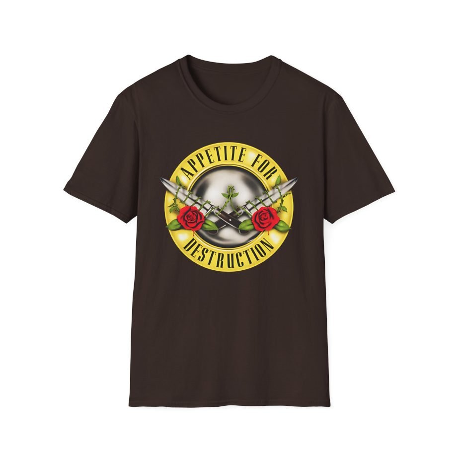 Guns N Roses Appetite for Destruction Knives Unisex Softstyle T-Shirt