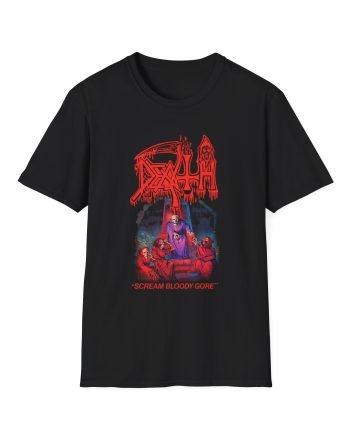 Death Scream Bloody Gore Unisex Softstyle T-Shirt