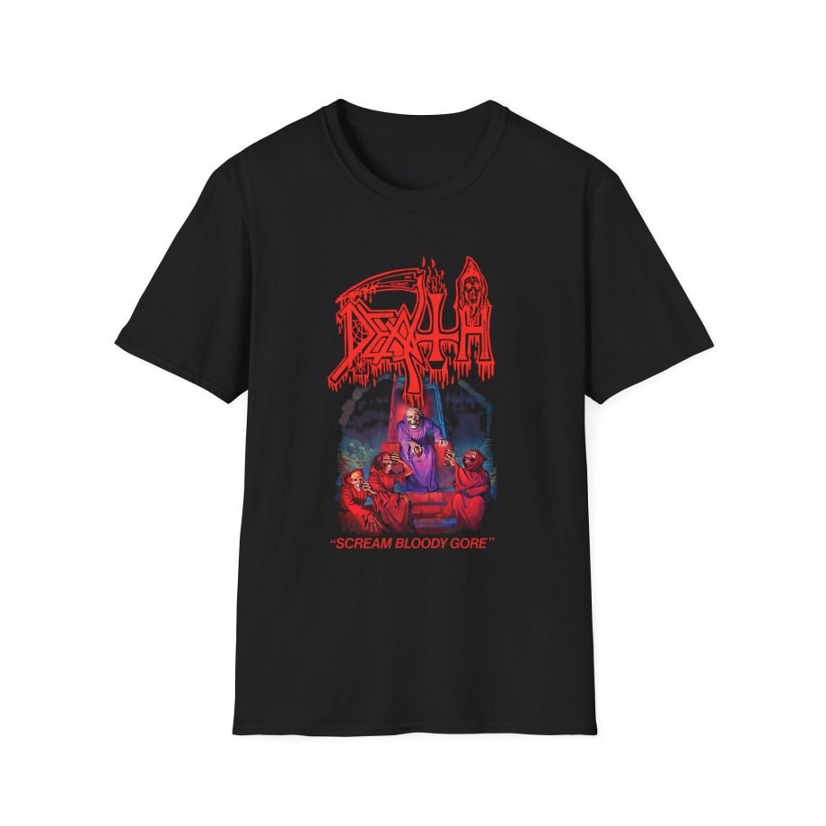 Death Scream Bloody Gore Unisex Softstyle T-Shirt