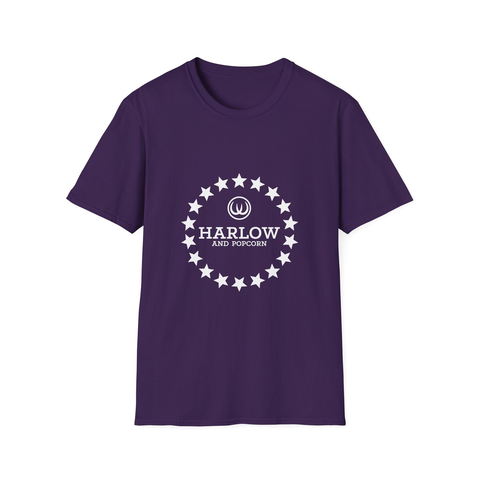 Harlow and Popcorn Unisex Softstyle T-Shirt