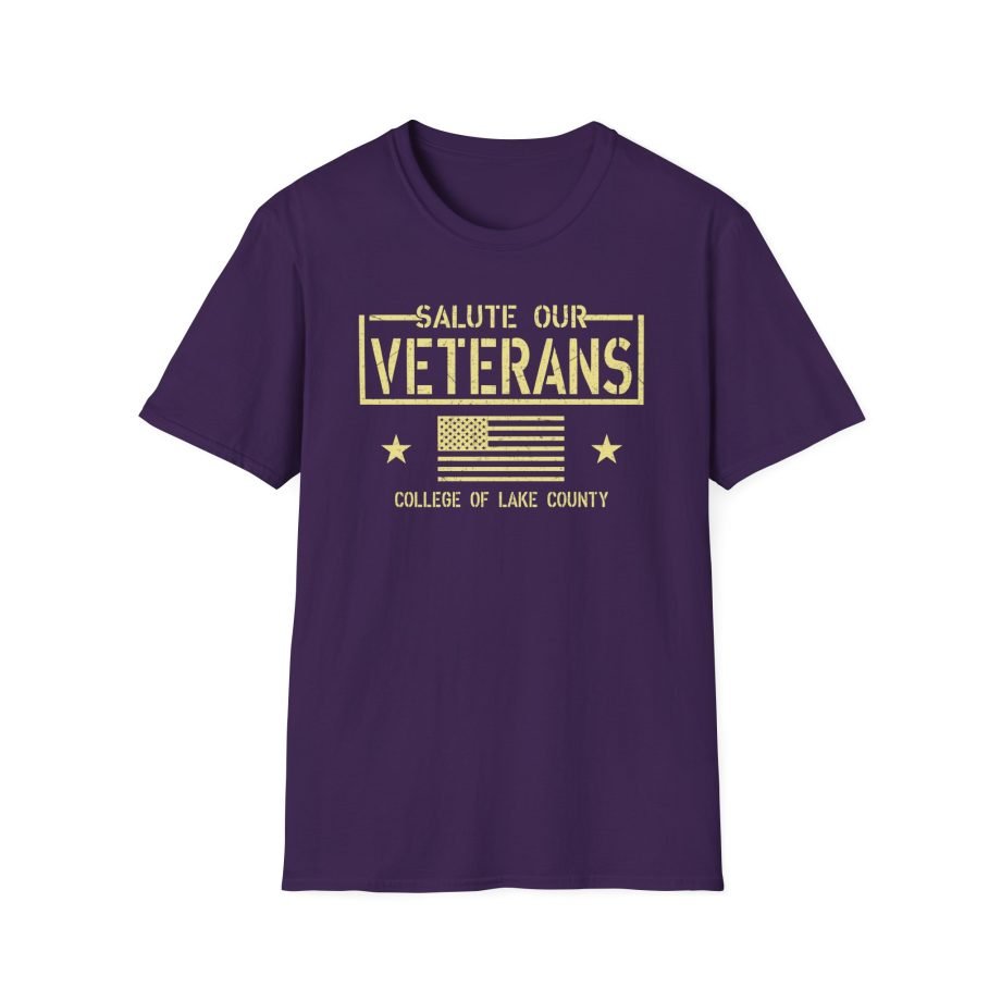 College Lake County Salute Our Veterans Unisex Softstyle T-Shirt
