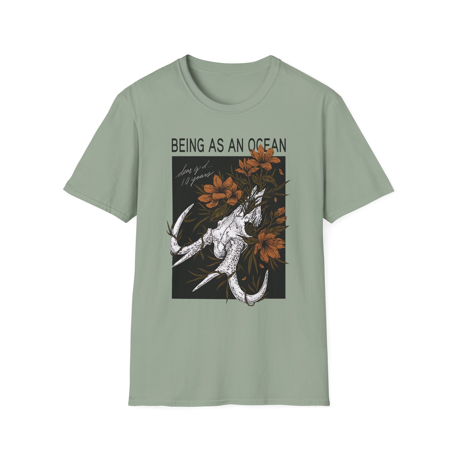 Being as an Ocean Deer Skull Unisex Softstyle T-Shirt