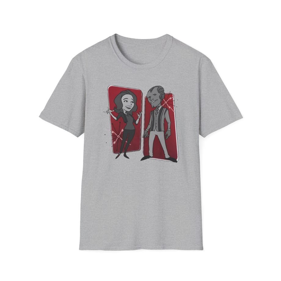 Marvel Wandavision Retro Panels Unisex Softstyle T-Shirt