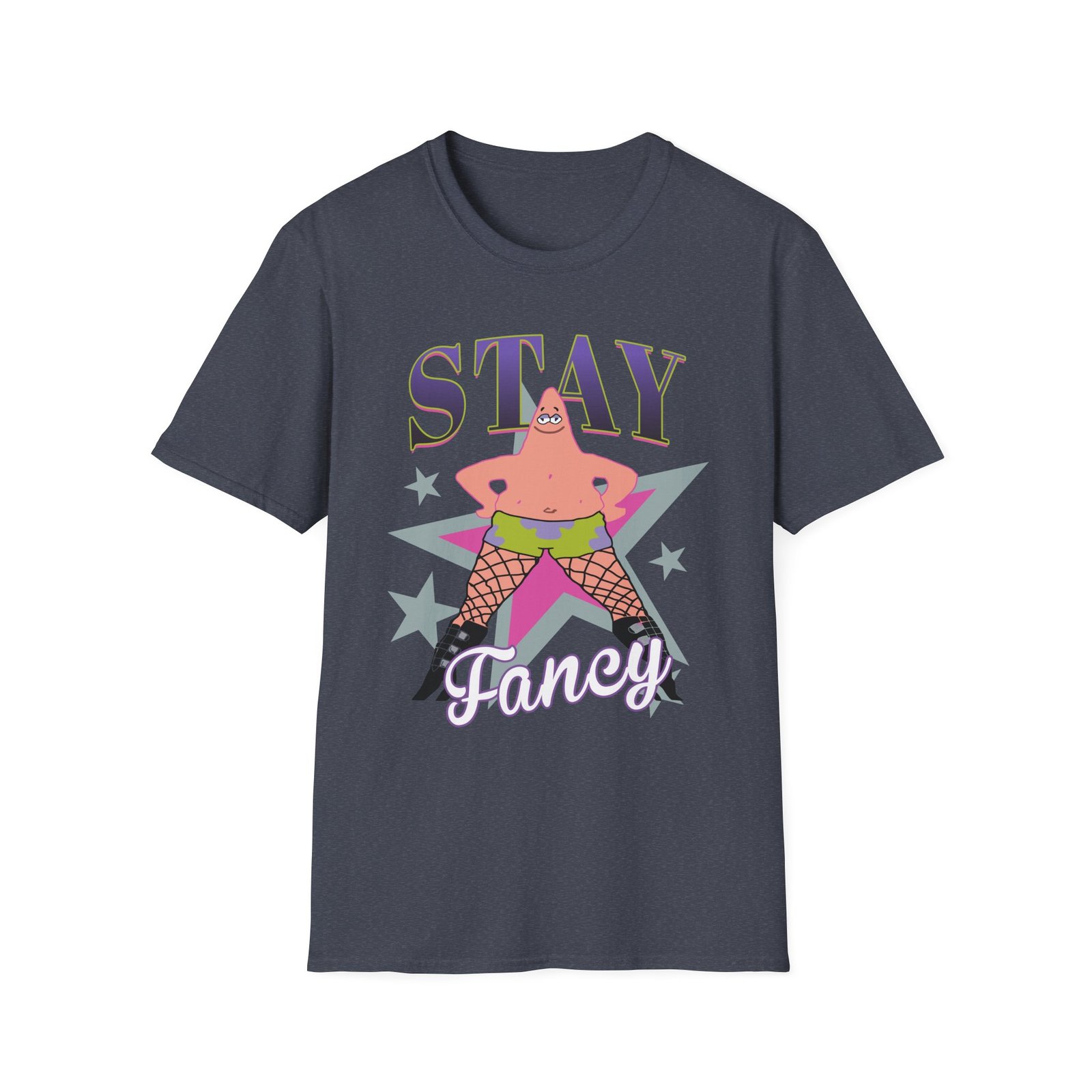 Spongebob Stay Fancy Unisex Softstyle T-Shirt