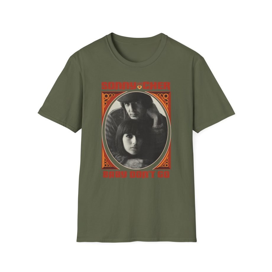 Sonny & Cher Baby Don't Go Unisex Softstyle T-Shirt