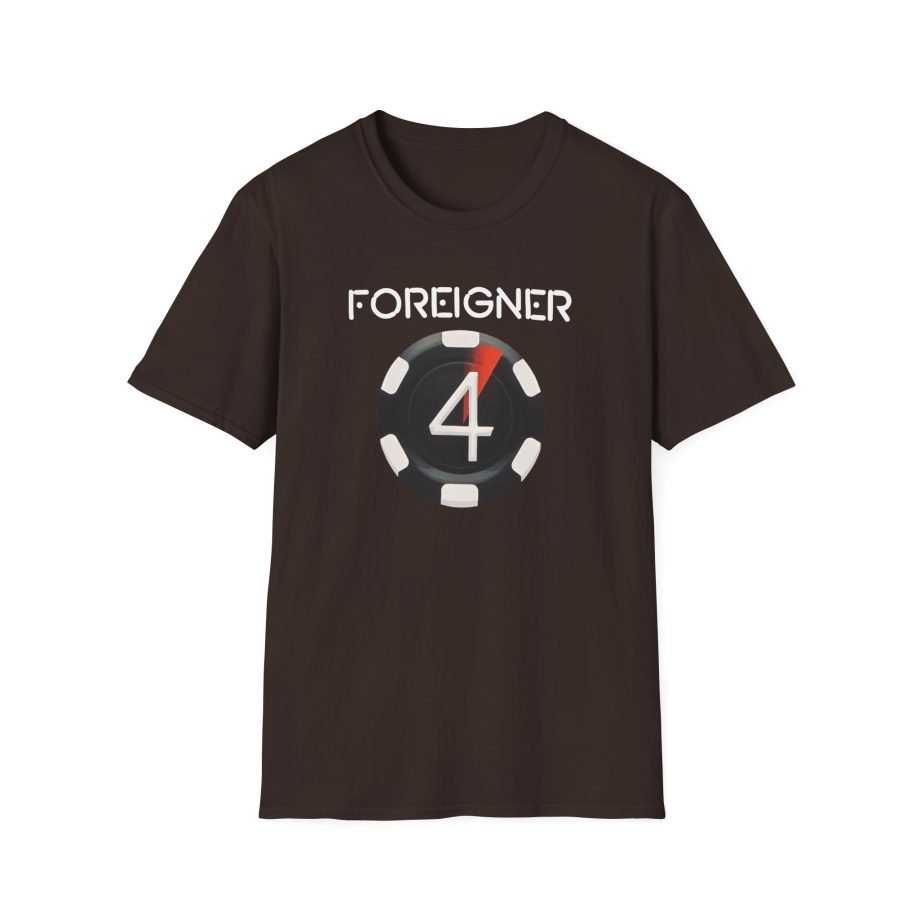 Foreigner 4 Poker Chip  Unisex Softstyle T-Shirt