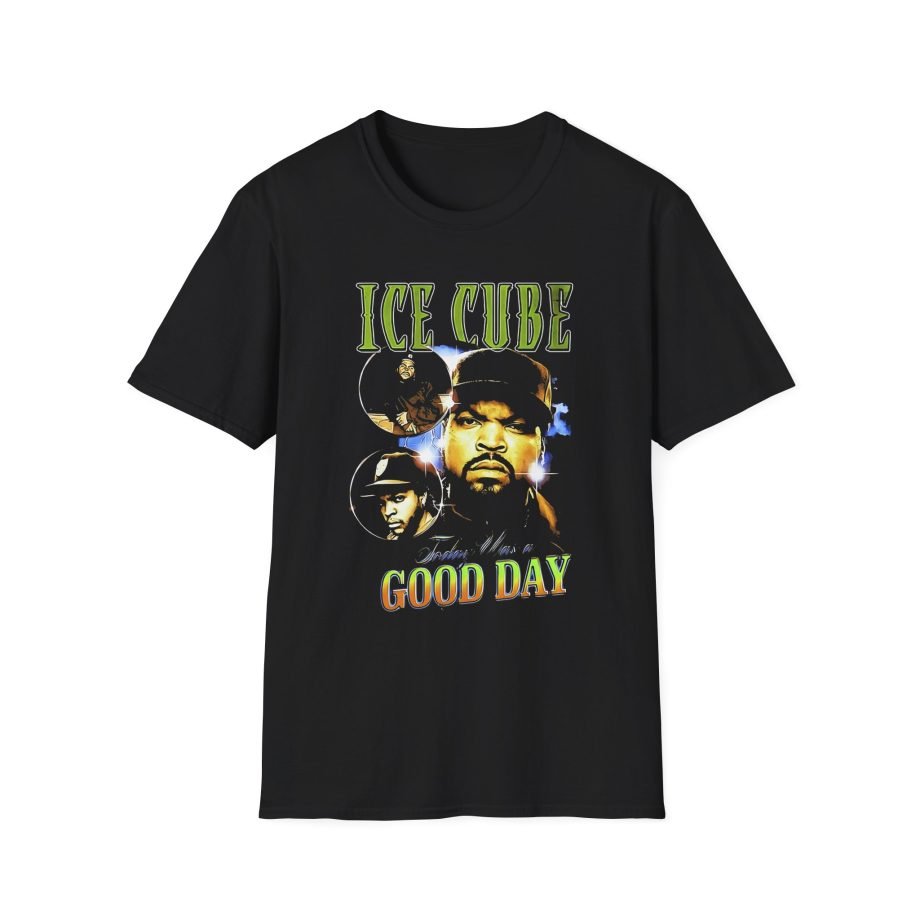 Ice Cube Good Day Photo Collage Unisex Softstyle T-Shirt