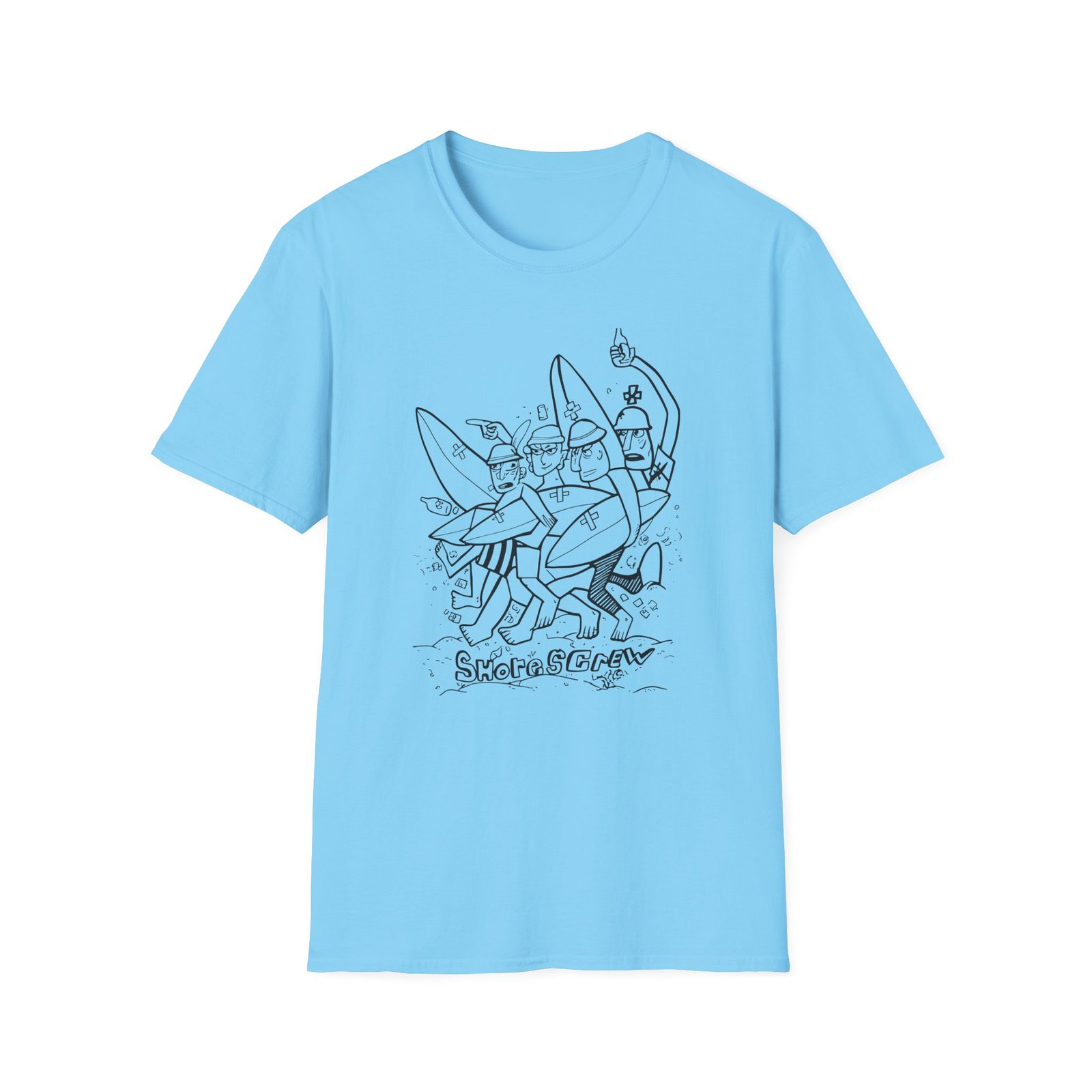 Surf Gang Unisex Softstyle T-Shirt,