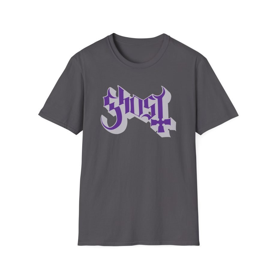 Ghost Band Chrome Purple Skeletá Unisex Softstyle T-Shirt