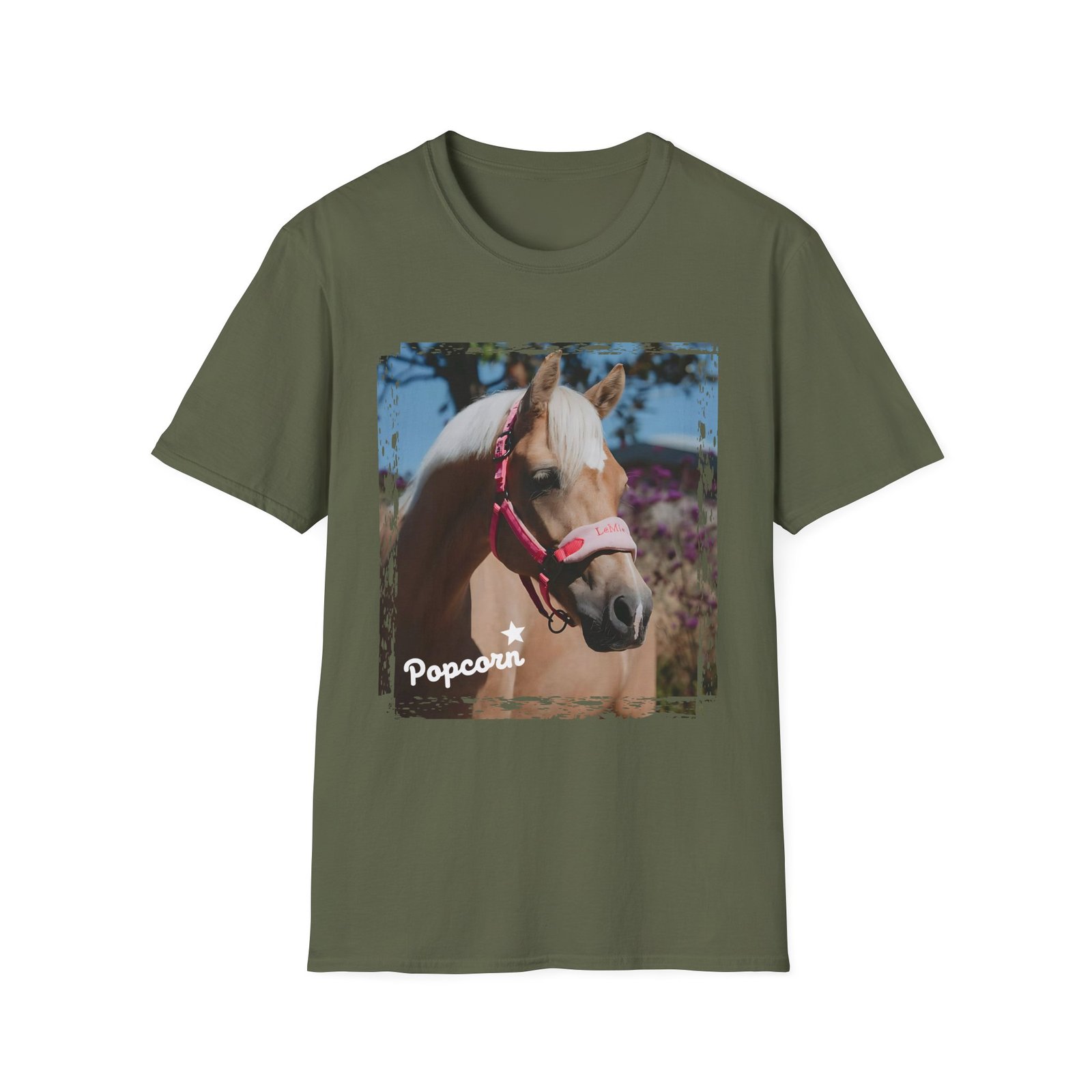 Harlow and Popcorn Unisex Softstyle T-Shirt
