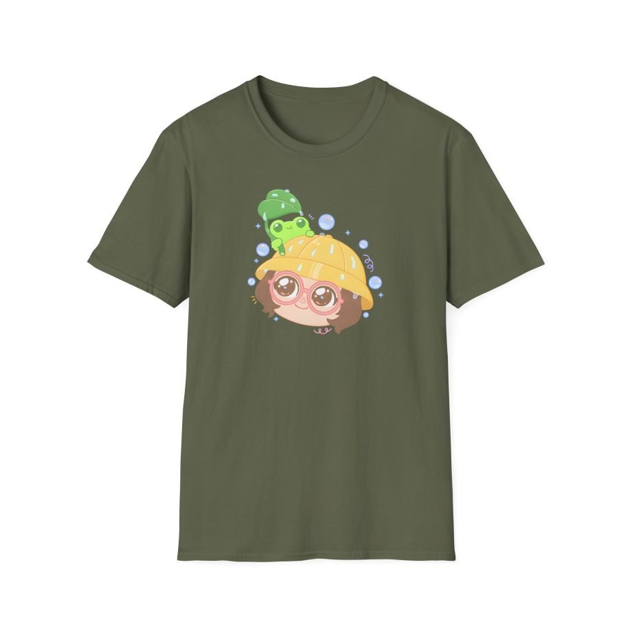 Froggy Crossing Rainy Unisex Softstyle T-Shirt