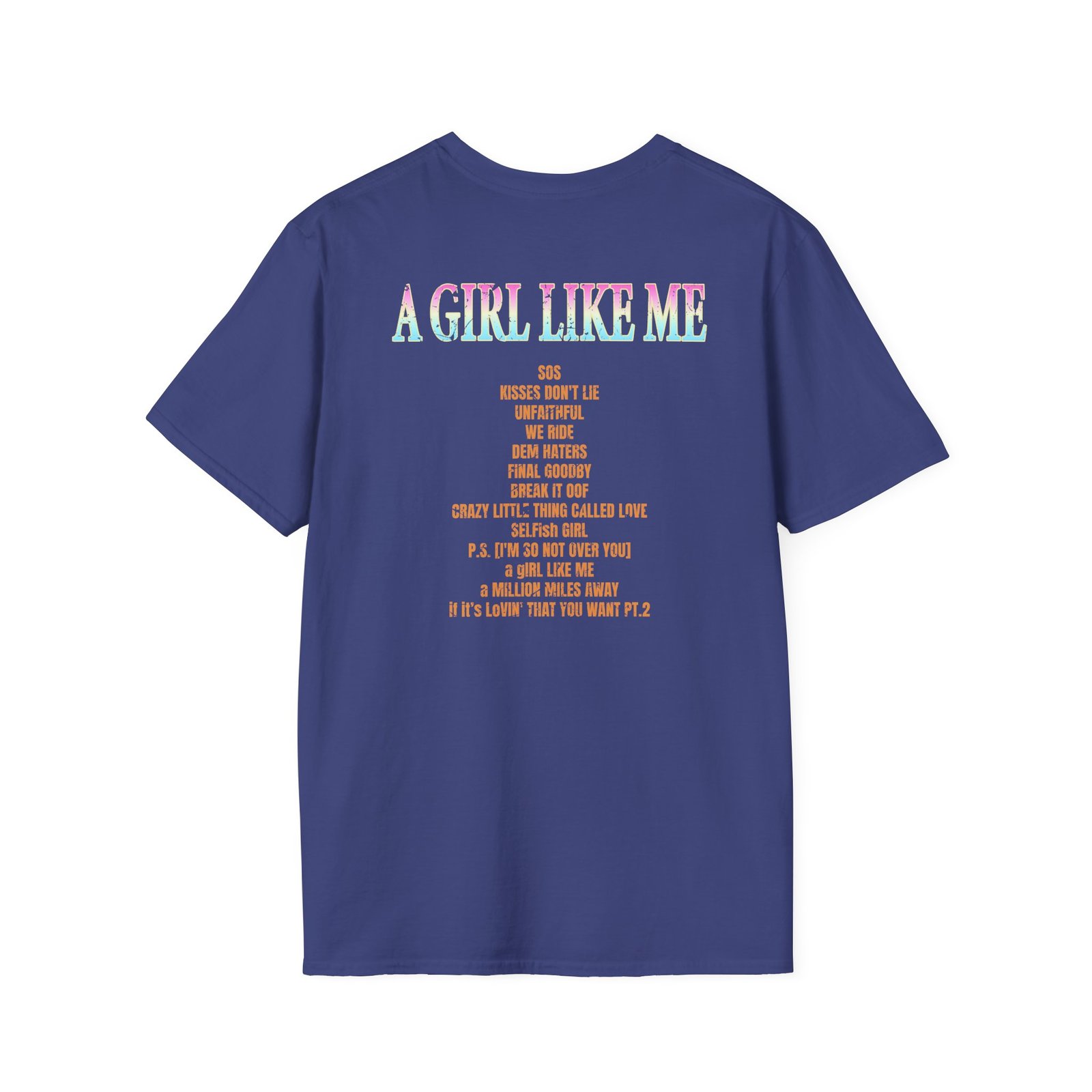 Rihanna A Girl Like Me Unisex Softstyle T-Shirt