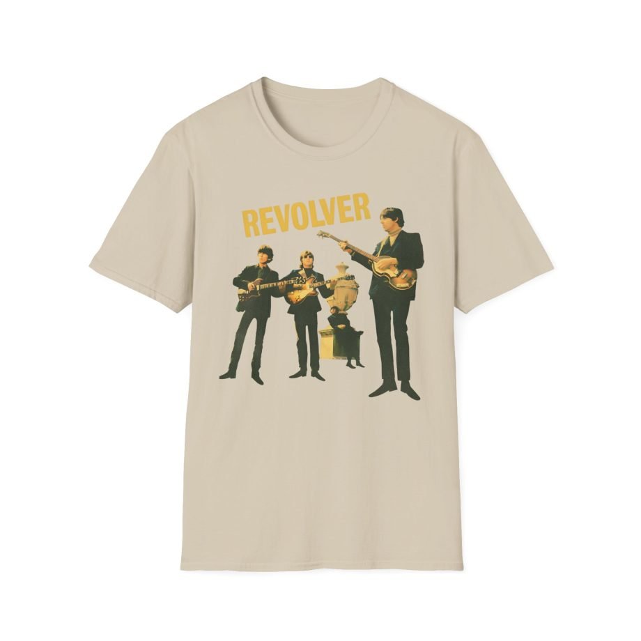 The Beatles Revolver Band Photo Unisex Softstyle T-Shirt