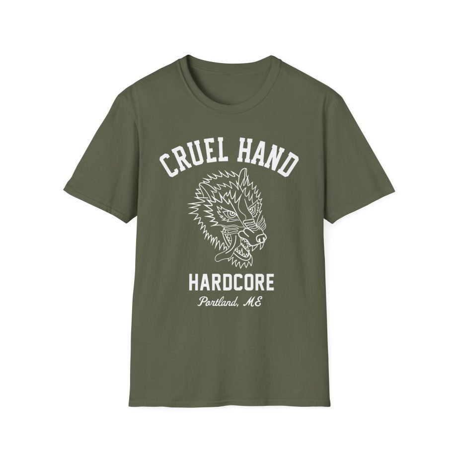 Cruel Hand Wolf Head Unisex Softstyle T-Shirt