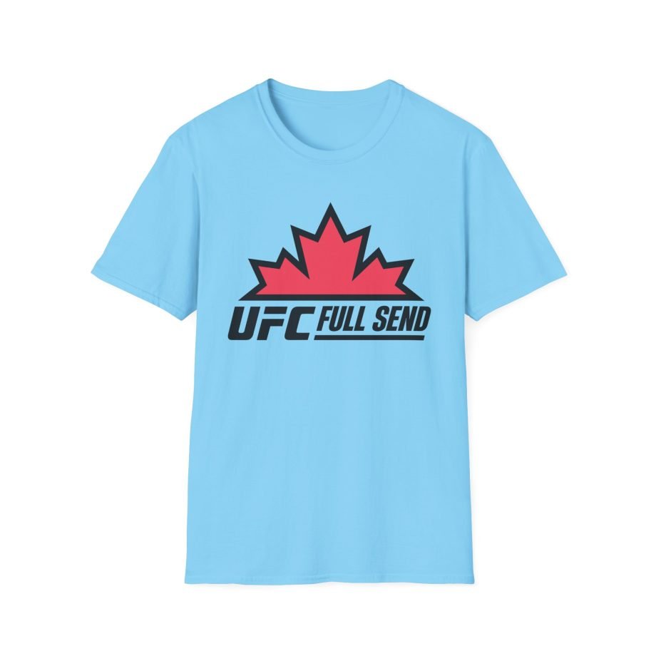 Full Send UFC Canada Leaf Unisex Softstyle T-Shirt