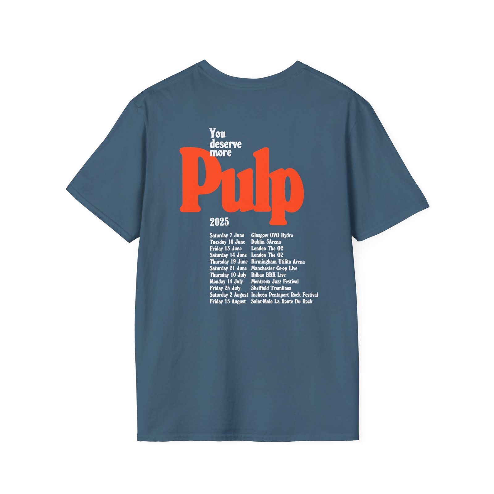 Pulp More 2025 Tour Unisex Softstyle T-Shirt