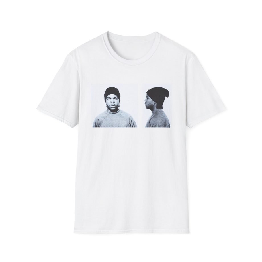 Ice Cube Mug Shot Unisex Softstyle T-Shirt
