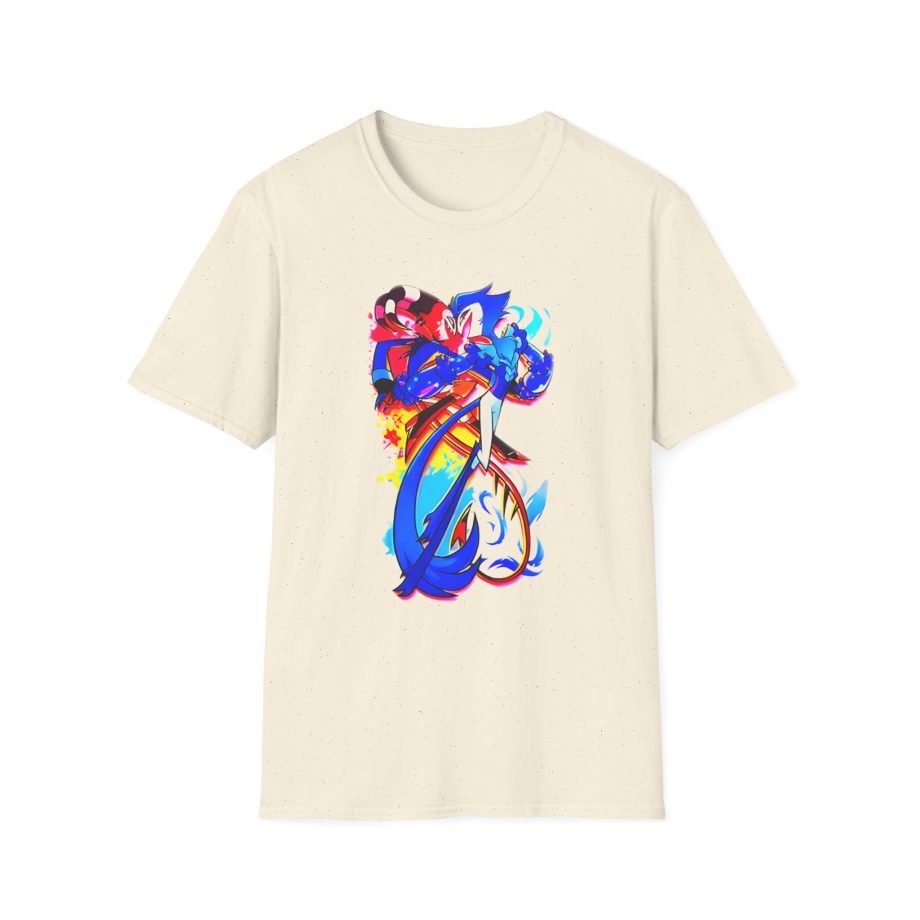 Helluva Boss Stolas & Blitzo Micro Unisex Softstyle T-Shirt